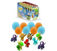 INKEE Surprise Dragons Bag - Confezione da 8 bombe da bagno per bambini con sorpresa, drago giocattolo all'interno - Sfera da bagno per bambini al profumo di cola arancia - Sfere da bagno con sorpresa