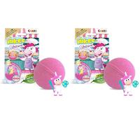 INKEE Surprise Unicorn Profession Bombe da Bagno per Bambini profumata con Giocattolo a Sorpresa. Bombe da Bagno con Sorpresa per Vasca da Bagno Giochi da bagno (Confezione da 2)