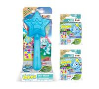 INKEE Wand Star Set Bagno con Bacchetta Stella e 37 Bombe da Bagno per Bambini Profumo Fragola - Bombe per Vasca con Schiuma e Sali - Buona Idea Regalo