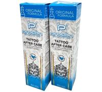 INKgrafiX - 2 creme per tatuaggi con pantenolo, 2 x 40 ml, 2 tubi, vegani, cura professionale per tatuaggi post-care, 10% Centella