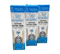 INKgrafiX - 3 creme per tatuaggi con pantenolo, 3 confezioni da 40 ml, vegano, cura professionale per tatuaggi post-care, 10% Centella