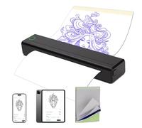 INKin Termocopiatrice Tattoo, Stampante Termica Tattoo Bluetooth Wireless e USB Compatibile con Smartphone, H1 Stampante Tatuaggi per Principianti e Artisti del Tatuaggio