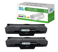 InkJello Compatibile Toner Cartuccia Sostituzione Per Samsung ML-1660 ML-1665 ML-1670 ML-1675 ML-1860 ML-1865 ML-1865W SCX-3200 SCX-3205 SCX-3205W MLT-D1042S (Nero 2-Pack)