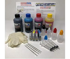 INKJET PIENE 18xl Auto Reset 1 Litro Ricarica Expression Home XP-102 XP-202 XP-205 XP-212 XP-215 XP-225 XP-30 XP-302 XP-305 XP-312 XP-315 XP-322 XP-325 XP-402 XP-405WH XP-412 XP-415 XP-422 XP-425