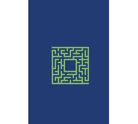 Inklings & Scribbles - Navy Hardcover A5 Notebook with Maze Design: Lined Journal for Writing, Planning, Everyday Notes or as a gift