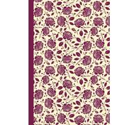Inklings & Scribbles - Striking Burgundy and Cream Floral A5 Hardcover Notebook: Lined Journal for Writing, Planning & Everyday Notes or as a gift