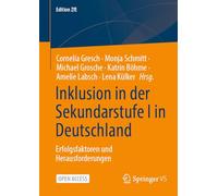 Inklusion in Der Sekundarstufe I in Deutschland: Erfolgsfaktoren Und Herausforderungen: 19