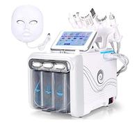INKMEX 7 in 1 macchina Hydra-facciale dell'ossigeno dell'acqua con la maschera principale che pulisce profondamente il viso che sbuccia il piccolo dispositivo della bolla della buccia del getto di