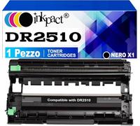 INKPACT Tamburo DRUM Compatibile DR2510 Drum per Brother HL-L2400DWE,HL-L2445DW,DCP-L2620DW,DCP-L2660DW,DCP-L2665DW,MFC-L2800DW,MFC-L2827DWXL,MFC-L2835DW,MFC-L2860DWE