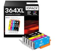 iNKPAD 364XL Cartucce Multipack compatibili per HP Photosmart 5520 5510 5520 5524 Deskjet 3520 Officejet 4622 4622 5510 5520 5524 6520 5515 7520 (4 Nero 2 Ciano 2 Giallo 2 Magenta)