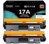 iNKPAD Cartuccia Toner 17A CF217A compatibile con HP 17A CF217A Laserjet Pro MFP M130A M130FN M130FW M130NW M102A M102W (2 nero)