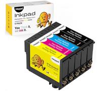 iNKPAD 603XL Cartucce d'inchiostro Compatibili Sostituzione per Epson WF-2830 WF-2810 XP-3100 XP-4100 XP-2100 XP-3105 XP-4105 (2Nero 1Ciano 1Magenta 1Giallo,5 Pezzi)