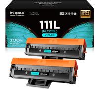 INKPAD MLT-D111L Sostituzione Compatibile per Samsung D111S MLT-D111S Toner per Xpress M2026W M2026 M2070FW M2070 M2070W M2070F M2020 M2020W M2021 M2021W M2022 M2022W M2071 M2071W M2078W (Nero, 2-Pack