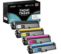 iNKPAD TN241 TN245 Compatibile con Brother TN-241 TN-245Toner per Brother HL3140CW, HL3150CDW, HL3170CDW, DCP9020CDW, MFC9140CDN, MFC9330CDW, MFC9340CDW(Confezione da 4)