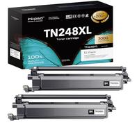 iNKPAD TN248XL Compatibili Con Brother TN248XL TN248 XL TN-248XL Toner Compatibili per Brother MFC-L3740CDW MFC-L3760CDW MFC-L3740CDWE DCP-L3560CDW HL-L3240CDW MFC-L8390CDW HL-L3220CWE(2 Nero)