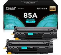 iNKPAD Toner compatibile con HP CE285A 85A per HP Laserjet Pro P1102W P1102 M1212NF M1132 MFP M1217NFW M1132 M1212 M1130 P1100 M1136 M1210MFP M1134 M1134MFP (2 Nero)