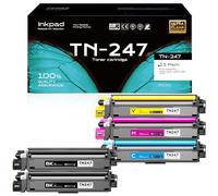 iNKPAD TN243 TN247 CMYK Toner compatibile per Brother MFC L3750CDW TN243CMYK MFC-L3750CDW DCP-L3550CDW DCP-L3510CDW MFC-L3770CDW MFC-L3710CW HL-L3210CW HL-L3230CDW TN-247BK TN-243BK TN243