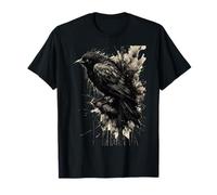 Inkstorm Crow Silenzio Davanti alla caw Maglietta