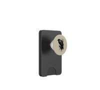 Inkstorm Crow Silenzio davanti alla caw PopSockets PopWallet per MagSafe