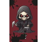 Inky - Cute Reaper: Plain Notebook: Part of The Rebel Spooks Range