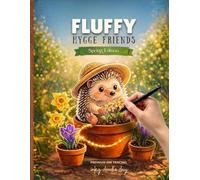 Inky Doodle Day: Fluffy Hygge Friends 2. Cozy and Cute Hygge Patterns Ink Tracing Coloring Book: Little Fuzzy Animals in Simple Everyday Moments | ... Coloring Book for Adults, Teens and Beginners