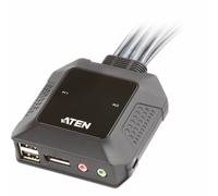 INL Aten CS22DP Switch KVM cavo USB DisplayPort a 2 porte con selettore porta r