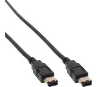 INL Cavo FireWire IEEE1394, 6pin maschio a 6pin maschio, 400Mbit/s, nero 10 metr