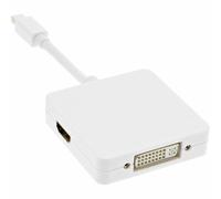 INL InLine® Adattatore Mini DisplayPort maschio a HDMI / DVI / DisplayPort femm