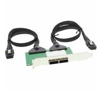 INL InLine® Adattatore SAS Dual su staffa PCI da 2x 26-pin Mini SAS (SFF-8088)