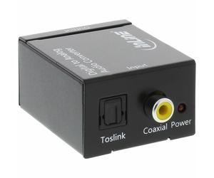 INL InLine® Audio Converter, digitale - analogico, ingresso Toslink o RCA, usci
