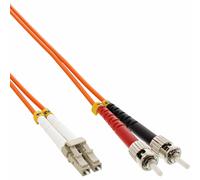 INL InLine® Cavo Duplex, LC/ST 50/125µm, Fibra Ottica OM2, 15m