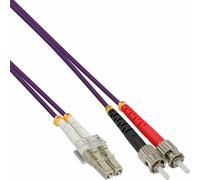 INL InLine® Cavo Duplex, LC/ST 50/125µm, Fibra Ottica OM4, 15m