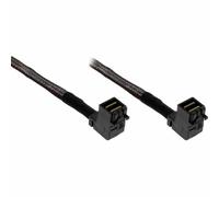 INL InLine® Cavo Mini SAS, SFF-8643 a SFF-8643 + Sideband, 0,5m, connettore 90°