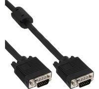 Cavo VGA SVGA HD Schermato con ferrite Maschio / Maschio - 10 Metri