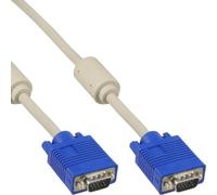 INL InLine® Cavo S-VGA Sub-D 15pin HD maschio / maschio, 10m, ferrite, schermat