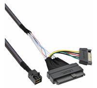 INL InLine® Cavo SATA U.2, SSD con U.2 (SFF-8639) a SFF-8643 + Corrente, 0,75m
