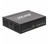 INL InLine® Fast Ethernet Office Switch, 5 Porte (RJ45) 10/100Mbps, N-Way, Auto