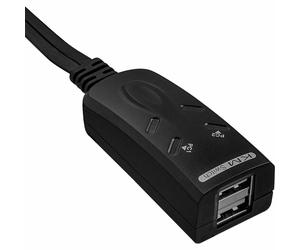 INL InLine® KM Switch, 2 porte, USB, Condivisione tastiera&mouse, True Transpar