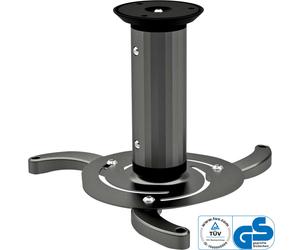INL InLine® Supporto Soffitto Videoproiettori, braccio estensibile 130-200mm, p