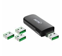 INL InLine® USB Portblocker sistema di bloccaggio per 4 porte USB Typ A