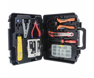 INL Utensili Networking per installazione rete Lan con tester, kit Base, Goldto