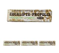 Inland, Caramelle ripiene balsamiche eucalipto-propolis bio, 38g (Confezione da 4)