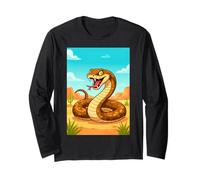 Inland Taipan - Il Serpente più mortale nel Fumetto dei deserti australiani Maglia a Manica