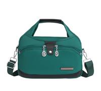 INLANDSIS Blaciokamith Tote Bag, borsa a tracolla morbida laterale leggera sotto il sedile, multitasche, antifurto, impermeabile, borsa messenger, Verde scuro, 1
