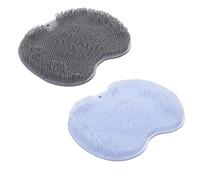 INLANDSIS Curetoaway - Spazzola esfoliante per piedi per la pulizia dei piedi, con setole morbide, per massaggi e doccia, montaggio a parete con ventose antiscivolo (set da 6)