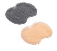 INLANDSIS Curetoaway - Spazzola esfoliante per piedi per la pulizia dei piedi, con setole morbide, per massaggi e doccia, montaggio a parete con ventose antiscivolo (set da 5)