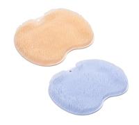 INLANDSIS Curetoaway - Spazzola esfoliante per piedi per la pulizia dei piedi, con setole morbide, per massaggi e doccia, montaggio a parete con ventose antiscivolo (set da 7)
