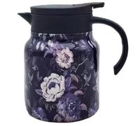 INLANDSIS Infinitne - Teiera vintage floreale, teiera con motivo floreale vintage, con infusore integrato, caraffa da caffè per mantenere il caldo (07,1000 ml)