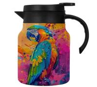 INLANDSIS Infinitne - Teiera vintage floreale, teiera con motivo floreale vintage, con infusore integrato, caraffa da caffè per mantenere il caldo (23,1000 ml)