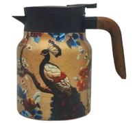 INLANDSIS Infinitne - Teiera vintage floreale, teiera con motivo floreale vintage, con infusore integrato, caraffa da caffè per mantenere il caldo (16.1000 ml)